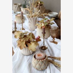 Chic Antique - Gaston Urtepotteskjuler m/blade Latte H: 10 : 13 cm. 