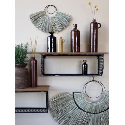 Chic Antique - Fransk Flaske H 31  7,5 cm, antique mocca