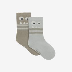 Minymo - Tennissokker m, monstermotiv - (2-pak)