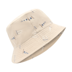 En Fant - B�llehat beige m. skibe UPF 30