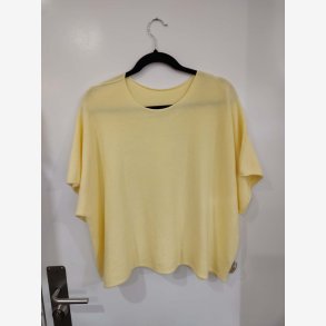 Strik 3/4 �rmet Ensfarvet Gul Onesize 55%viscose, 25%polyamide, 20%polyester