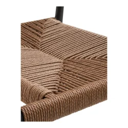 House Nordic - Canari Spisebordsstol, aluminium/PE rattan, natur, sort stel