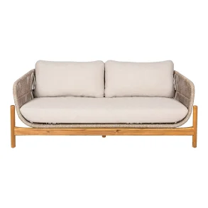 House Nordic - Terracina Loungesofa, akacie, beige, inkl. hynde