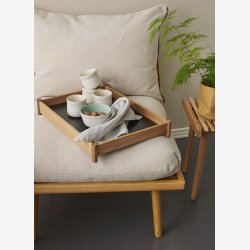 Spring Copenhagen - Viva serveringsbakke i massiv Eg 57,3x51,8 cm. 