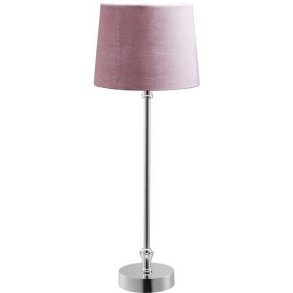 PR HOME - Liam Bordlampe, m. Rosa Skrm 59cm.