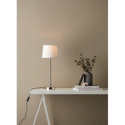 PR HOME - Liam Bordlampe, m. Hvid Skrm 59cm.