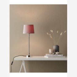 PR HOME - Liam lampefod, slv, 46 cm