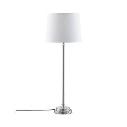 PR HOME - Kent Bordlampe, m. Hvid Skrm, 59cm.