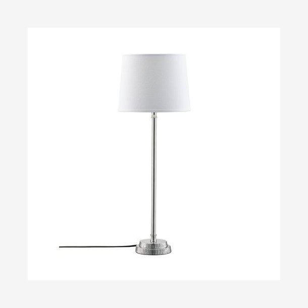 PR HOME - Kent Bordlampe, m. Hvid Skrm, 59cm.