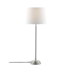 PR HOME - Kent Bordlampe, m. Hvid Skrm, 59cm.