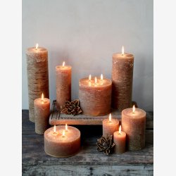 Chic Antique - Macon rustik Bloklys 40 t - H10 7 cm brun