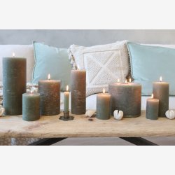 Chic Antique - Macon Rustik Bloklys 40 t - H: 10 : 7 cm. Oliven Grn