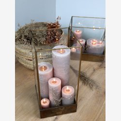 Chic Antique - Macon Bloklys Rustik 60 t H: 15 �: 7 cm. H�r