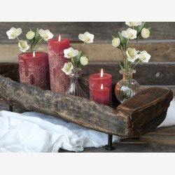 Chic Antique - Macon Rustik Bloklys 60 t - H: 15 : 7 cm. Bordeaux Rd