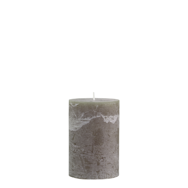 Chic Antique - Macon Bloklys rustik 90t Oliven H15/�10 cm.