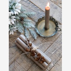 Chic Antique - Macon Kronelys 7 t H: 18 �: 2 cm H�r