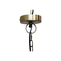 Chic Antique - Lysekrone H51/43 cm antique messing