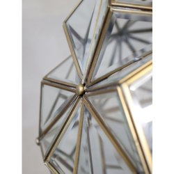 Chic Antique - Lysekrone H51/43 cm antique messing