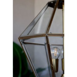 Chic Antique - Lysekrone H51/38 cm antique messing