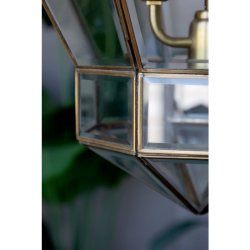 Chic Antique - Lysekrone H51/38 cm antique messing