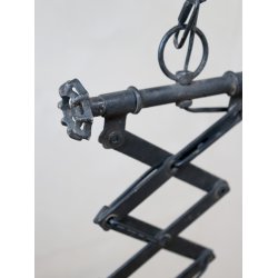 Chic Antique - Factory Loftlampe H55-72,5 32cm. antik sort