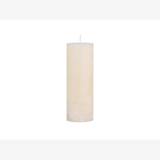 Chic Antique - Macon rustik Bloklys 80 t - H20 Ø7 cm. creme