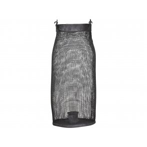 Chic Antique - Lanterne med net i sort H 24  10cm. 