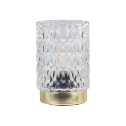Chic Antique - LED lampe, klar H 13  8,5 cm 
