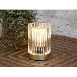 Chic Antique - LED lampe, klar H 13  8,5 cm 