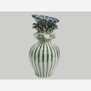 Vase Keramik � 20.5 x 40 cm, Bl�