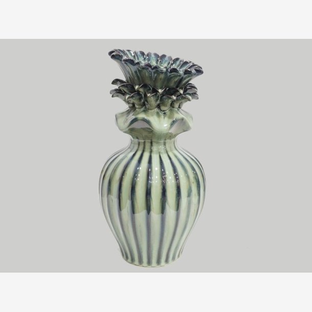Vase Keramik � 20.5 x 40 cm, Bl�