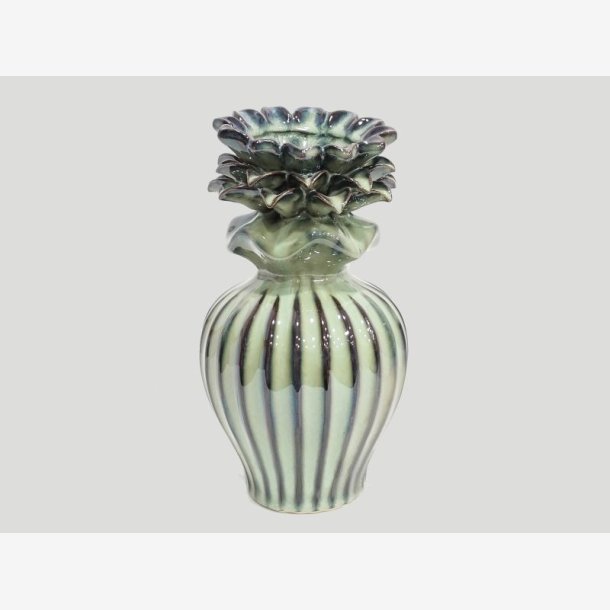 Vase Keramik � 13.5 x 25 cm, Bl�