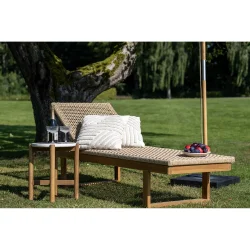 House Nordic - Derby Solseng, teak/polyrattan, natur