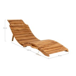 House Nordic - Arrieta liggestol, teak