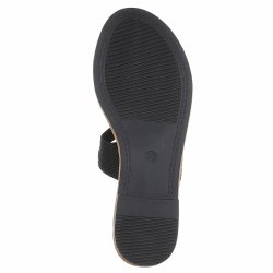 OLGA - Slip-on Sandal Sort