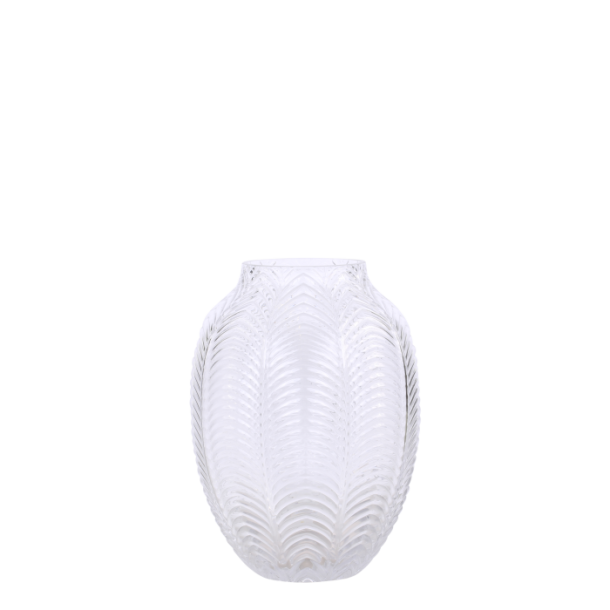 Chic Antique - Vase m. bladmnster H18/14cm