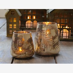 Chic Antique hurricane stage m/slibninger H: 16cm