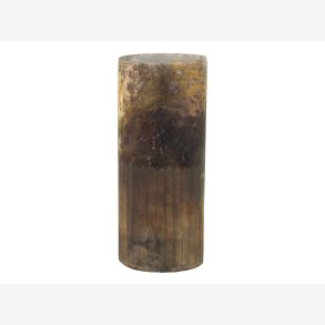 Chic Antique - Vase glas H: 30 : 12,5 cm. antik Brun