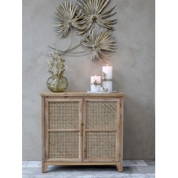 Chic Antique - Vase/stage m/mnster, grn H 17  22 cm