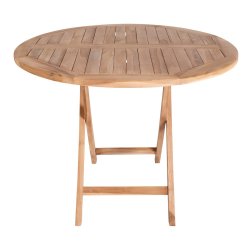 House Nordic - Oviedo Teak rundt Spisebord, 100x75 cm