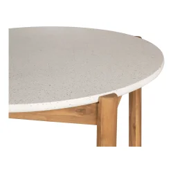 House Nordic - Terracina Spisebord, akacie/terrazzo, natur, 120x76 cm