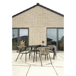 House Nordic - Atlanta rundt havebord, sort
