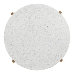 House Nordic - Terracina Sofabord, akacie/terrazzo, natur, 84,5x38,5 cm