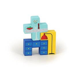 Vilac - Logikspil 19 brk., Flyttevogn