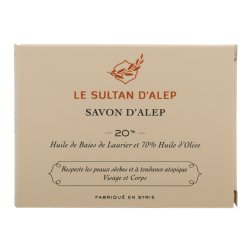 LE SULTAN DALEP - Traditionel Aleppo sbe 150g - 20% laurbrolie og 70% olivenolie