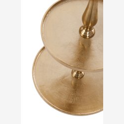 J-Line - Etagere/dekorations fad Aluminium "Guld" H: 94 : 42 cm. 