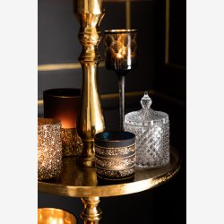 J-Line - Etagere/dekorations fad Aluminium "Guld" H: 165 : 65 cm. 