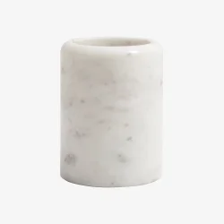 NORDAL - Tandb�rsteholder Hvid Marmor H: 3 �: 8 cm. 