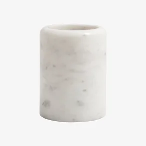 NORDAL - Tandb�rsteholder Hvid Marmor H: 3 �: 8 cm. 