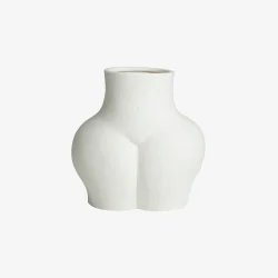 NORDAL - Vase Kvindenumse Hvid Keramik H: 23 cm. 